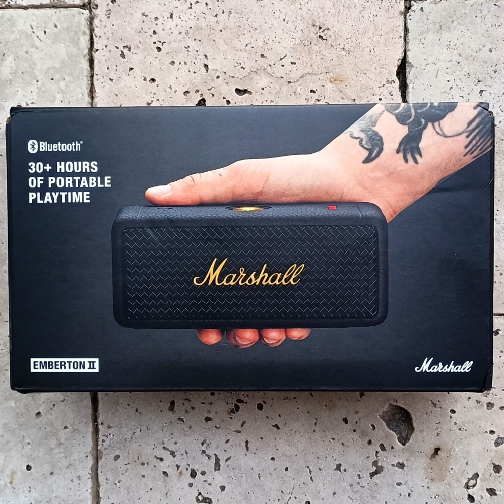 NEW - Marshall EMBERTON II Bluetooth speaker, Black